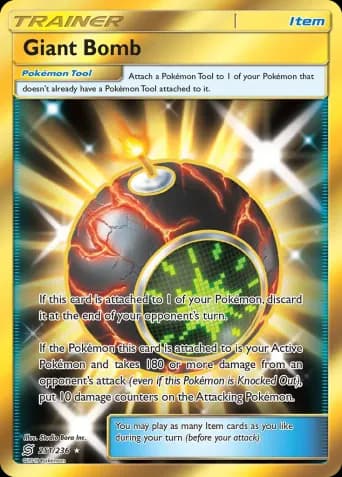 Giant Bomb Pokémon card #251