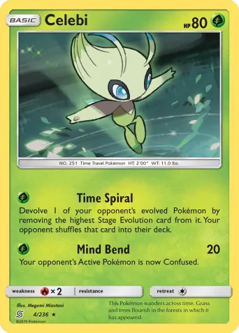 Celebi Pokémon card #4
