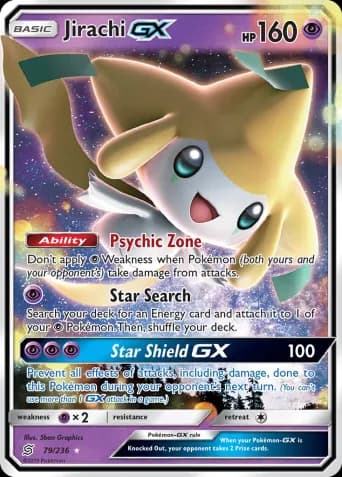 Jirachi GX Pokémon card #79