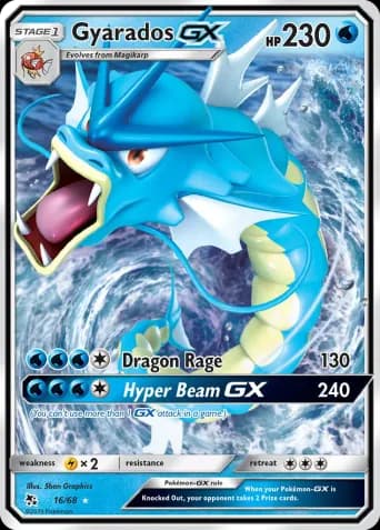Gyarados GX Pokémon card #16