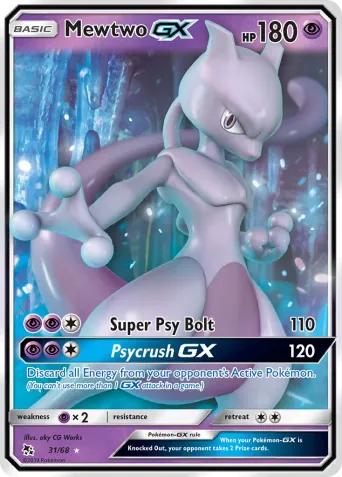 Mewtwo GX Pokémon card #31