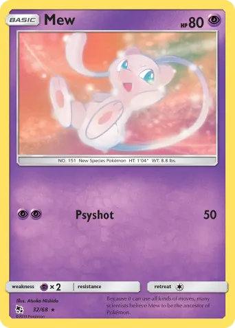 Mew Pokémon card #32