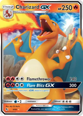 Charizard GX Pokémon card #9