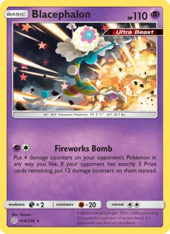 Blacephalon Pokémon card #104
