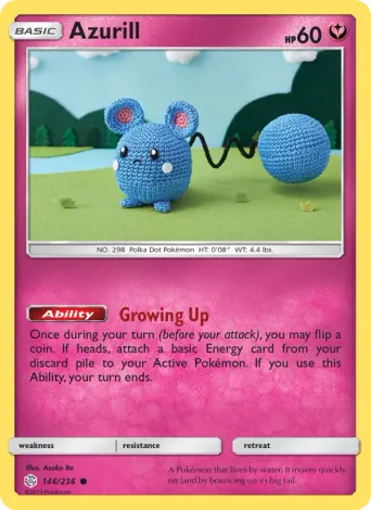 Azurill Pokémon card #146