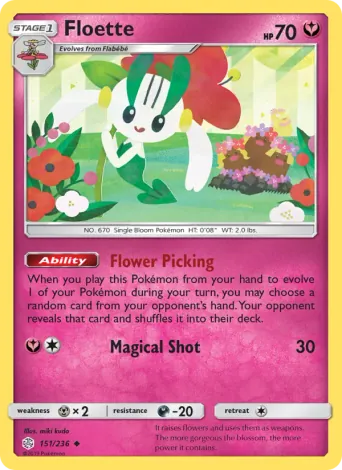 Floette Pokémon card #151