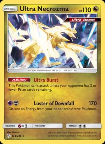Ultra Necrozma Pokémon card #164