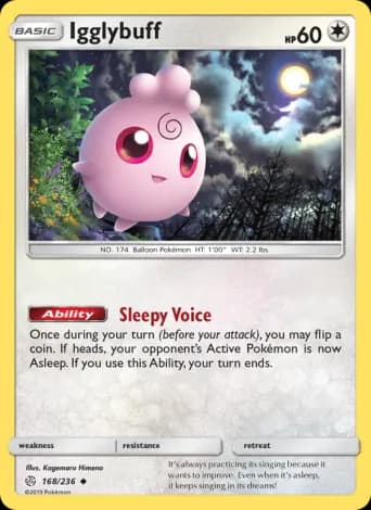 Igglybuff Pokémon card #168