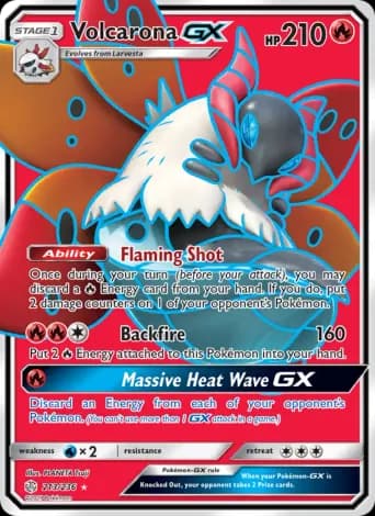 Volcarona GX Pokémon card #213