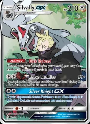 Silvally GX Pokémon card #227