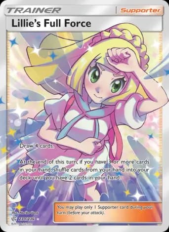 Lillie’s Full Force Pokémon card #230