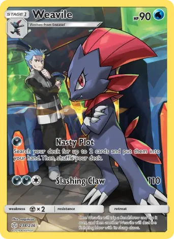 Weavile Pokémon card #238