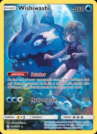 Wishiwashi Pokémon card #240