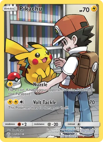 Pikachu Pokémon card #241