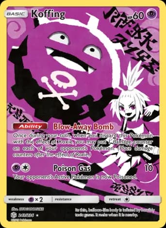 Koffing Pokémon card #243