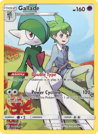 Gallade Pokémon card #244