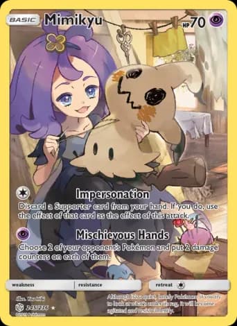 Mimikyu Pokémon card #245