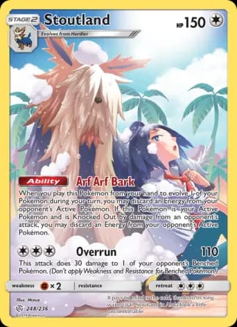 Stoutland Pokémon card #248