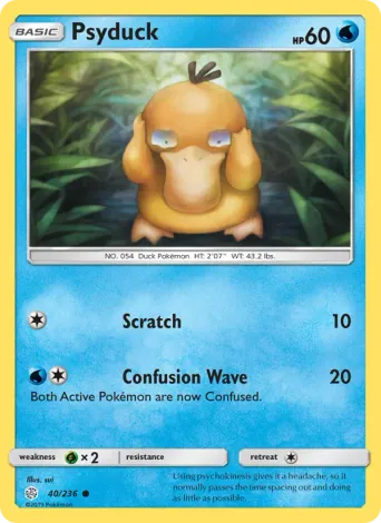 Psyduck Pokémon card #40