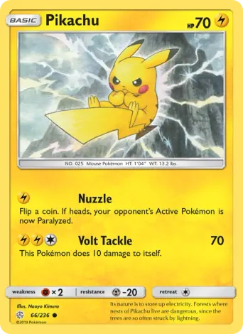 Pikachu Pokémon card #66