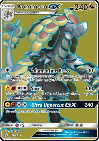 Kommo-o GX Pokémon card #141