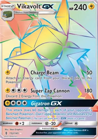 Vikavolt GX Pokémon card #152