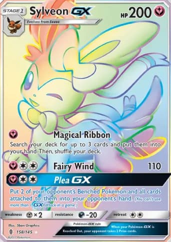Sylveon GX Pokémon card #158
