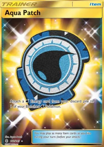 Aqua Patch Pokémon card #161