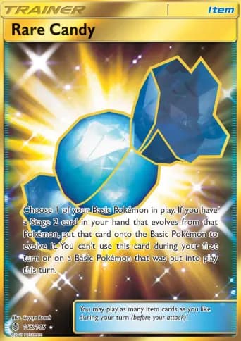 Rare Candy Pokémon card #165