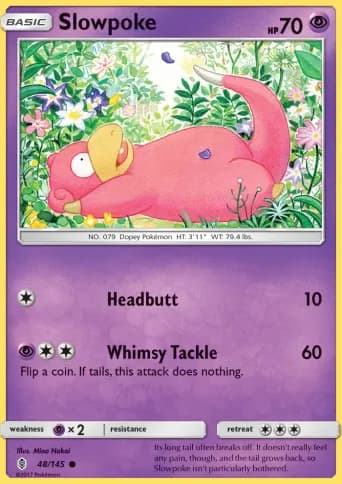 Slowpoke Pokémon card #48