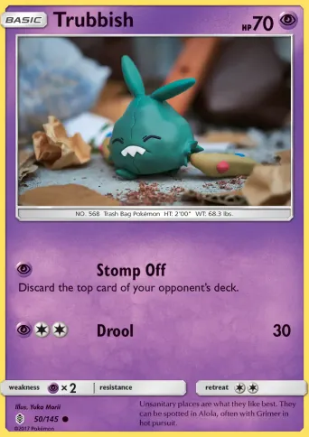 Trubbish Pokémon card #50