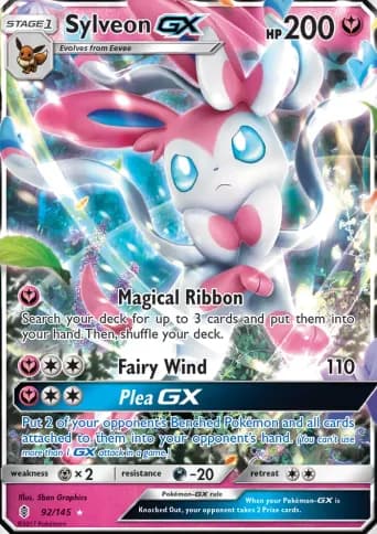 Sylveon GX Pokémon card #92