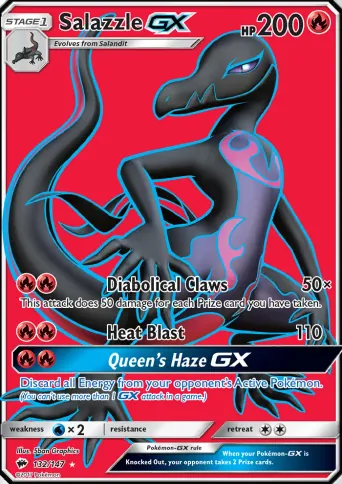 Salazzle GX Pokémon card #132