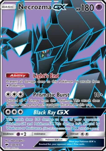 Necrozma GX Pokémon card #134