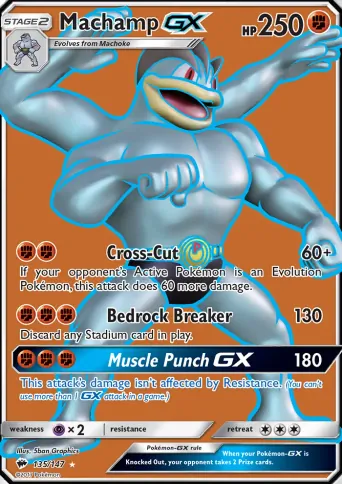 Machamp GX Pokémon card #135