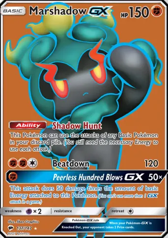 Marshadow GX Pokémon card #137