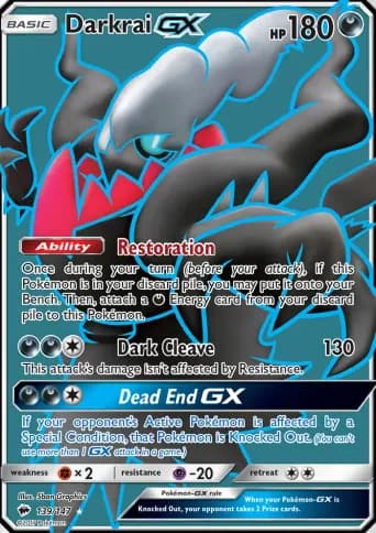 Darkrai GX Pokémon card #139