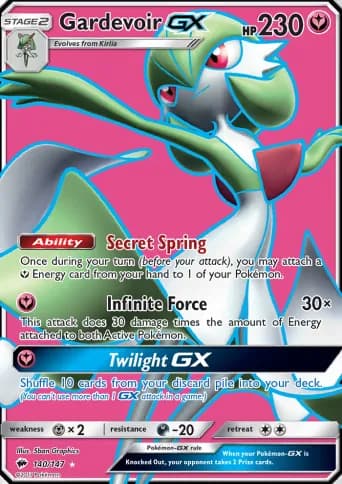 Gardevoir GX Pokémon card #140