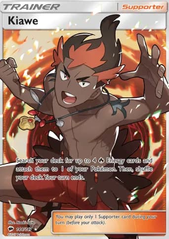 Kiawe Pokémon card #144