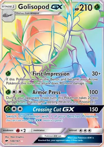 Golisopod GX Pokémon card #148