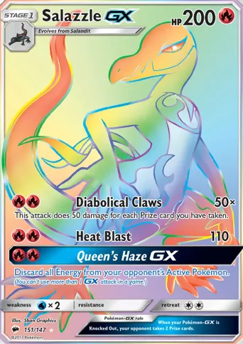 Salazzle GX Pokémon card #151