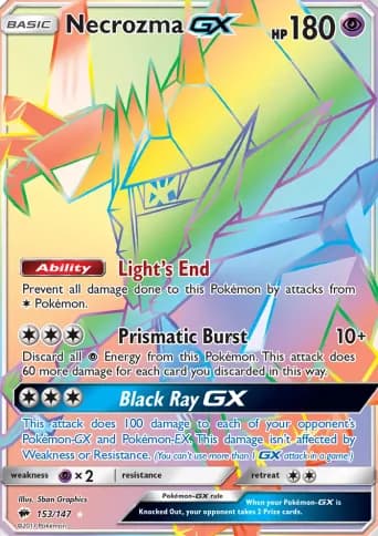 Necrozma GX Pokémon card #153