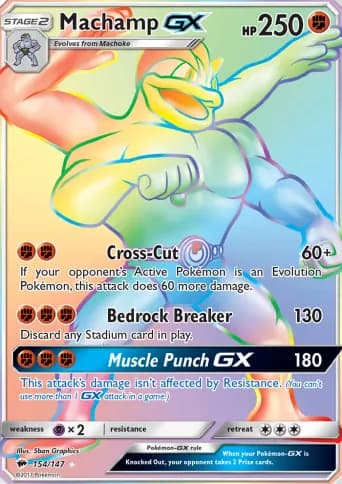 Machamp GX Pokémon card #154