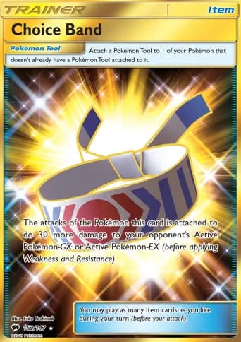 Choice Band Pokémon card #162