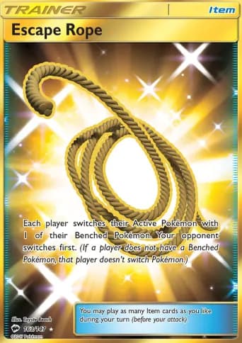 Escape Rope Pokémon card #163