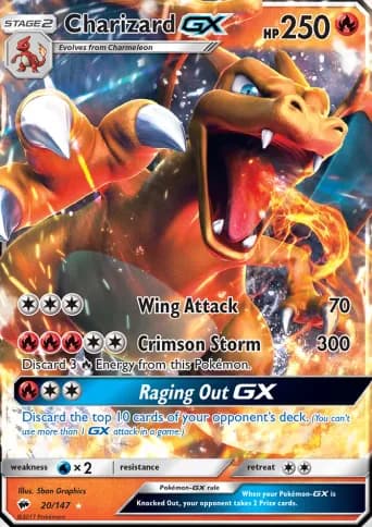Charizard GX Pokémon card #20