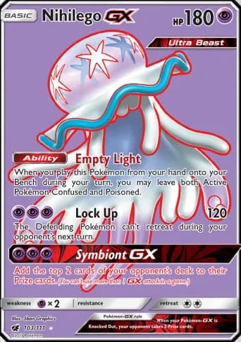Nihilego GX Pokémon card #103