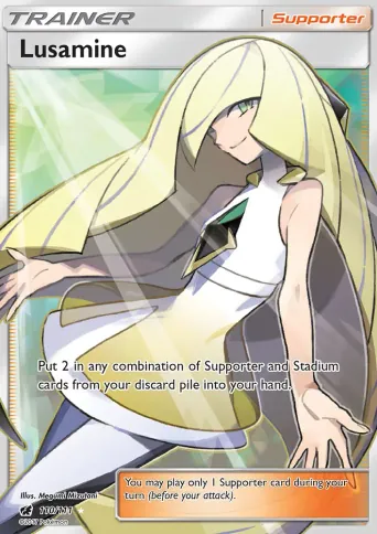 Lusamine Pokémon card #110