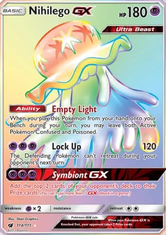 Nihilego GX Pokémon card #114