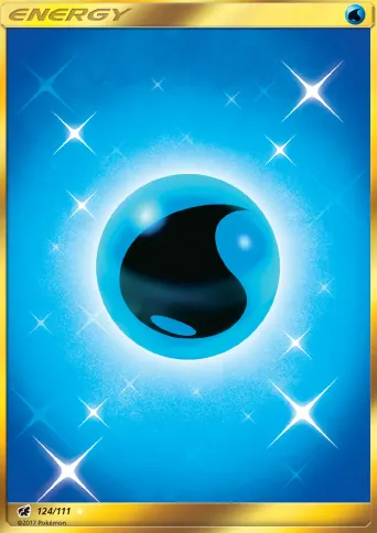 Water Energy Pokémon card #124